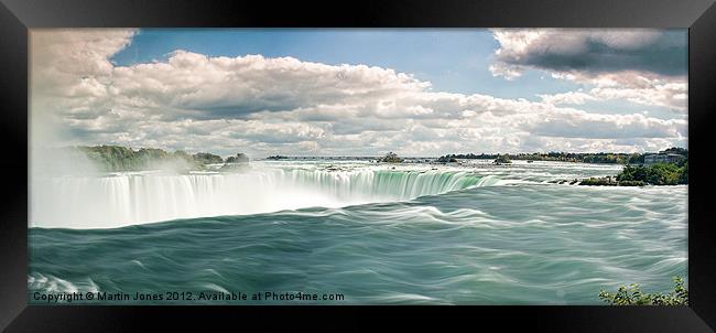 The Horseshoe Falls Niagara NY Framed Print by K7 Photography