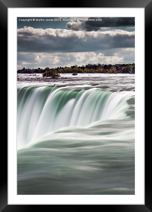 Niagara Moods Framed Mounted Print by K7 Photography