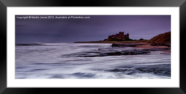 Bamburgh Castle Framed Mounted Print by K7 Photography