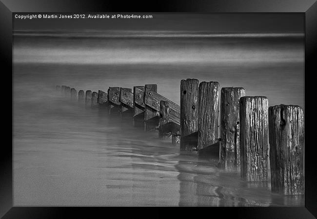 Long Shore Drift Framed Print by K7 Photography