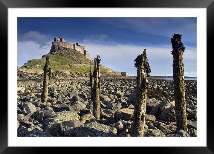 Lindisfarne Castle Framed Mounted Print by K7 Photography