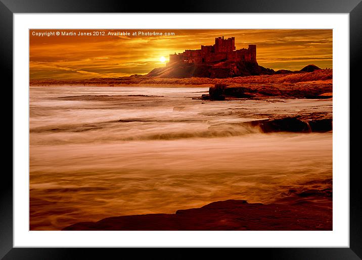 Harkess Rocks at Sunrise Framed Mounted Print by K7 Photography