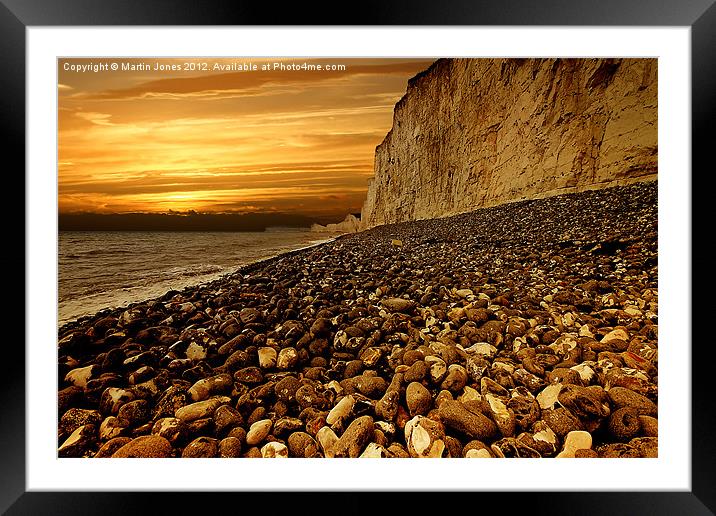 Birling Gap Framed Mounted Print by K7 Photography