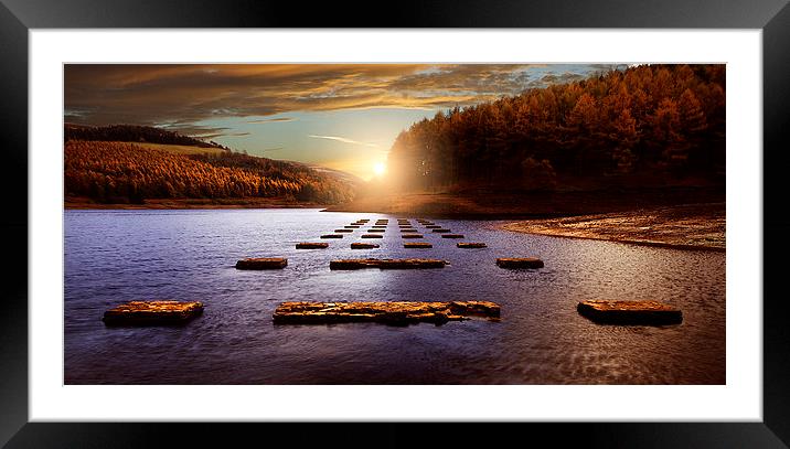 The Monoliths of Ouzeldon Framed Mounted Print by K7 Photography