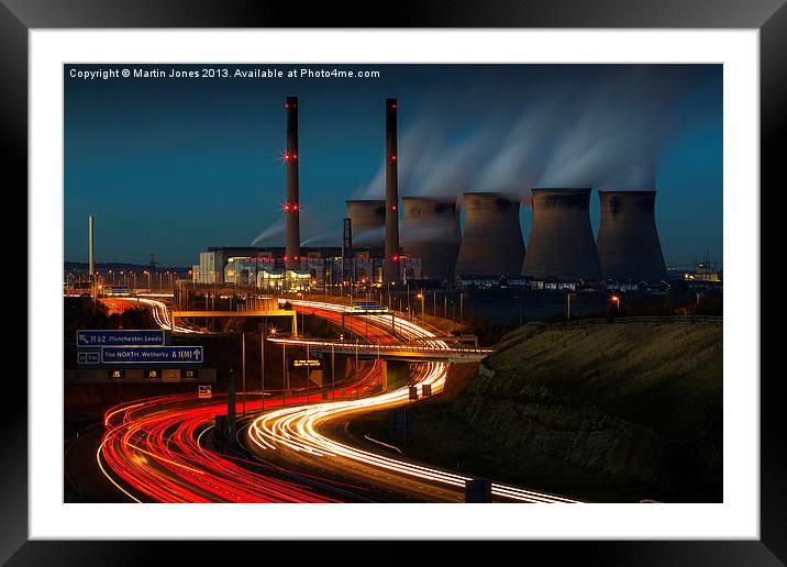 The Industrial Power of Ferrybridge Framed Mounted Print by K7 Photography