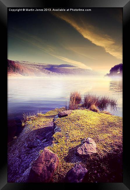 Enchanting Misty Morning at Derwent Reservoir Framed Print by K7 Photography