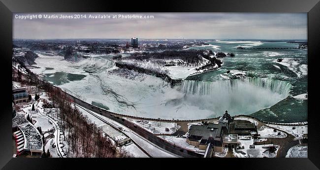 The Water Falls of Niagara Framed Print by K7 Photography