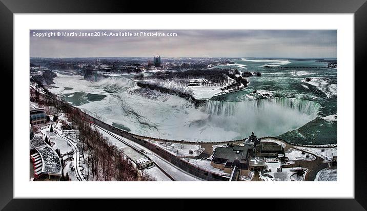 The Water Falls of Niagara Framed Mounted Print by K7 Photography