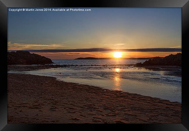 LLandwyn Island Sunset Framed Print by K7 Photography