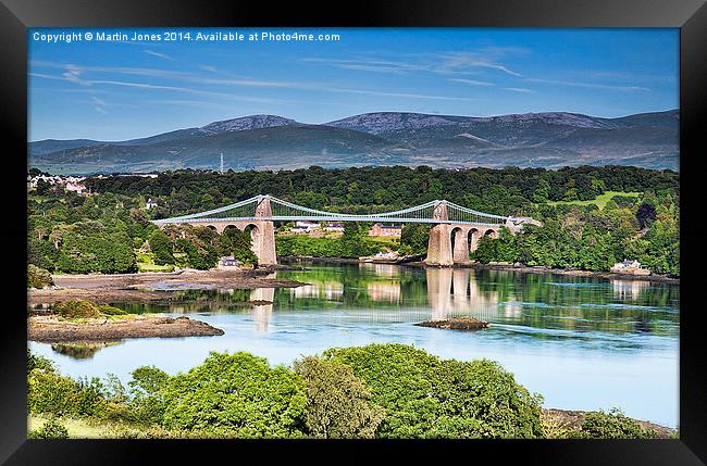 The Menai Bridge Framed Print by K7 Photography