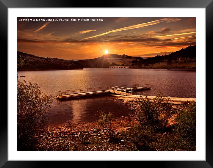 Last light over the Valley Framed Mounted Print by K7 Photography