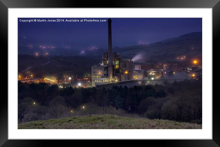  The Glow of Industry Framed Mounted Print by K7 Photography