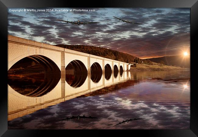  Lancasters over the Bridge Framed Print by K7 Photography