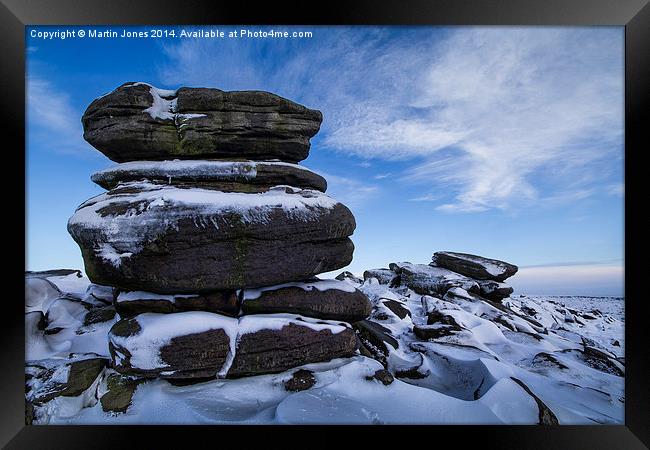 The Mighty Boulders of Higger Tor Framed Print by K7 Photography