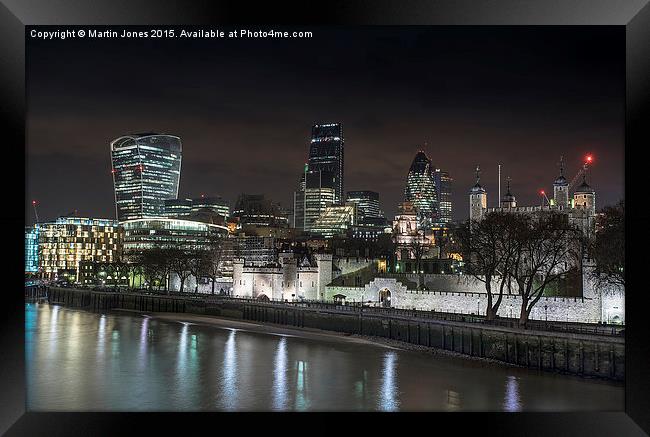 Tower of London City Skyline Framed Print by K7 Photography