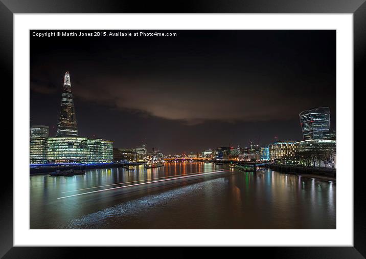 London Sky Line Framed Mounted Print by K7 Photography