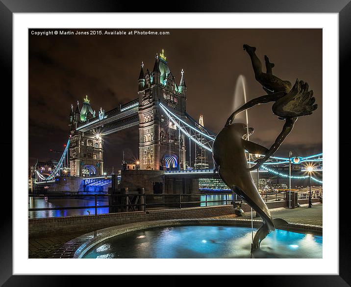 Tower Bridge Framed Mounted Print by K7 Photography