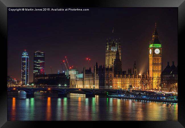 The Palace of Westminster Framed Print by K7 Photography