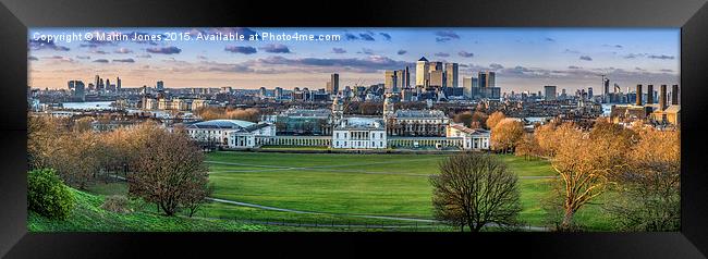  London City Skyline Greenwich Framed Print by K7 Photography