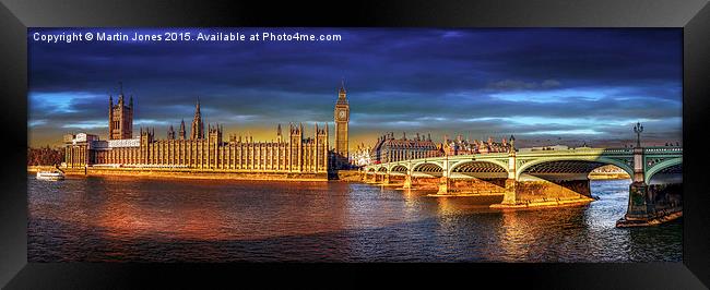  The Palace of Westminster Framed Print by K7 Photography