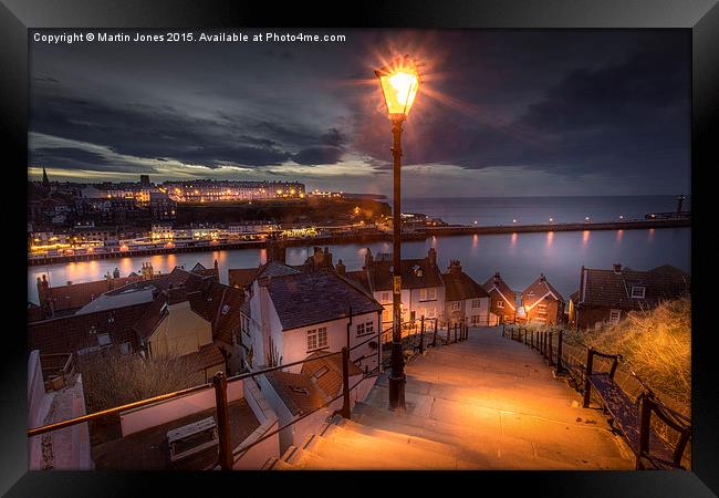  A Whitby Evening Framed Print by K7 Photography