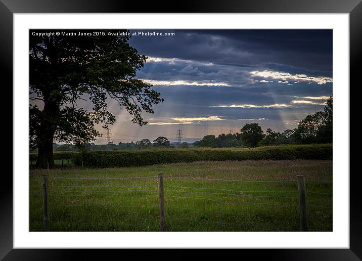  The Vale of Mowbray at Sundown Framed Mounted Print by K7 Photography