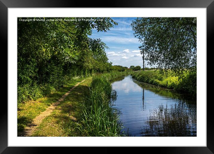  Canalside Summer Framed Mounted Print by K7 Photography