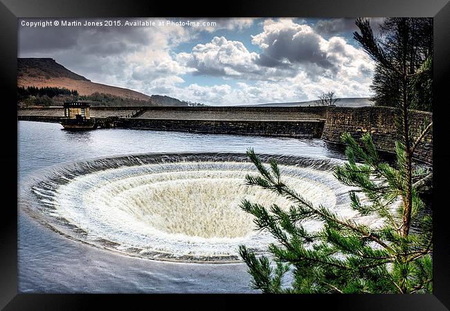  Ladybower Overflow Framed Print by K7 Photography
