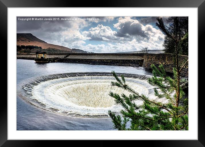  Ladybower Overflow Framed Mounted Print by K7 Photography