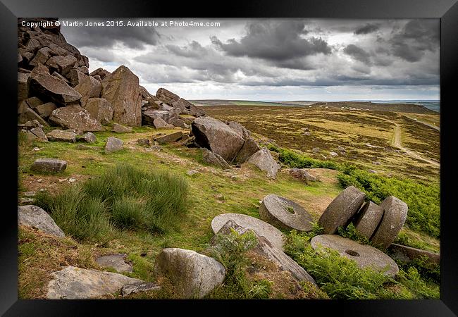  Mill Stones of Stanedge Framed Print by K7 Photography