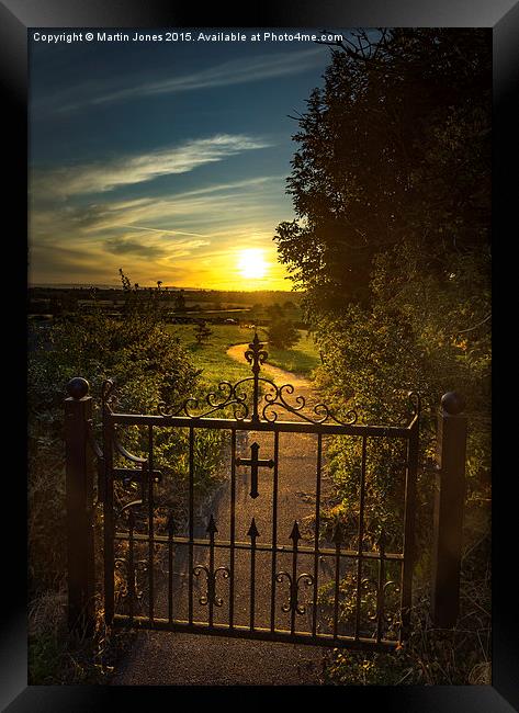  A South Yorkshire Sunset Framed Print by K7 Photography