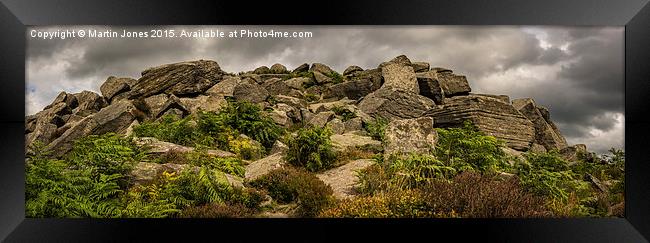  The Gritstone of the Dark Peak Framed Print by K7 Photography