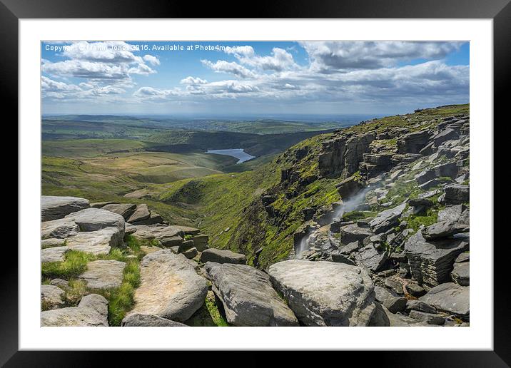  Kinder Downfall Framed Mounted Print by K7 Photography