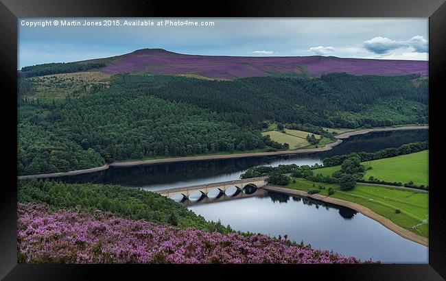  The heather of the Upper Derwent Valley Framed Print by K7 Photography