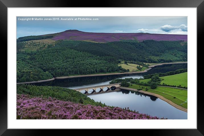  The heather of the Upper Derwent Valley Framed Mounted Print by K7 Photography