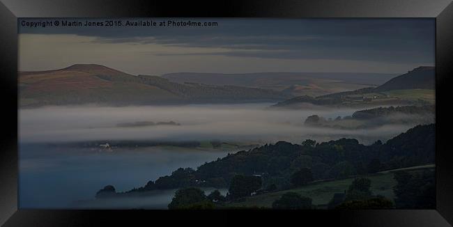 Mist in the Hope Valley  Framed Print by K7 Photography