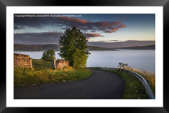  The Hope Valley Temperature Inversion Framed Mounted Print by K7 Photography