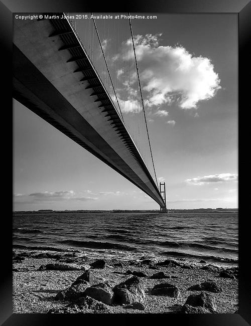  Bridge over the river Humber Framed Print by K7 Photography