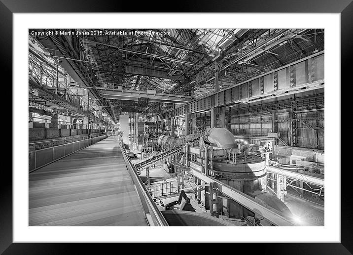 Templeborough - Rotherham's  Cathedral to Steel Framed Mounted Print by K7 Photography
