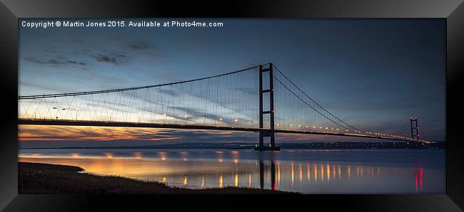  Big Bridge Sunset Framed Print by K7 Photography