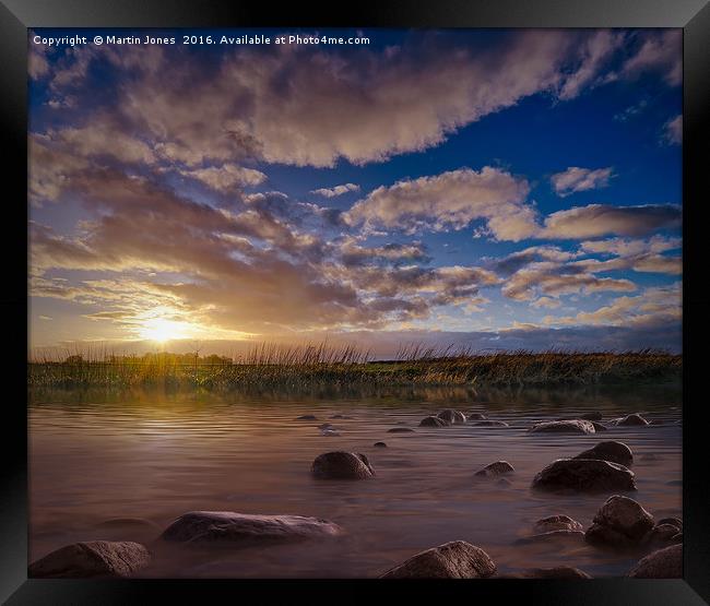 Big Sky Sunset Framed Print by K7 Photography