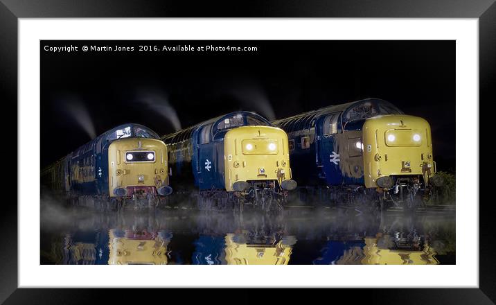 Deltics Framed Mounted Print by K7 Photography