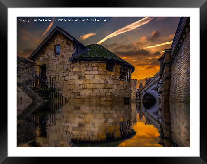 Flooded York Framed Mounted Print by K7 Photography