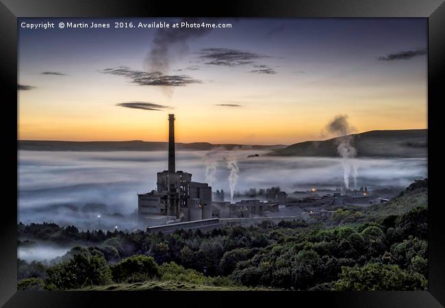 A Derbyshire Dawn over the Hope Valley Framed Print by K7 Photography