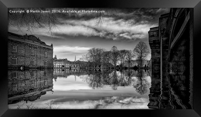 York Reflects Framed Print by K7 Photography