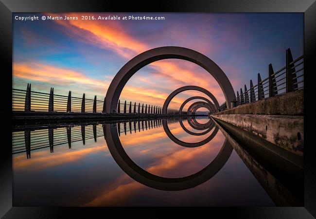 The Falkirk Wheel Framed Print by K7 Photography