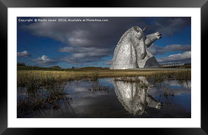 Scotland's Kelpies Framed Mounted Print by K7 Photography