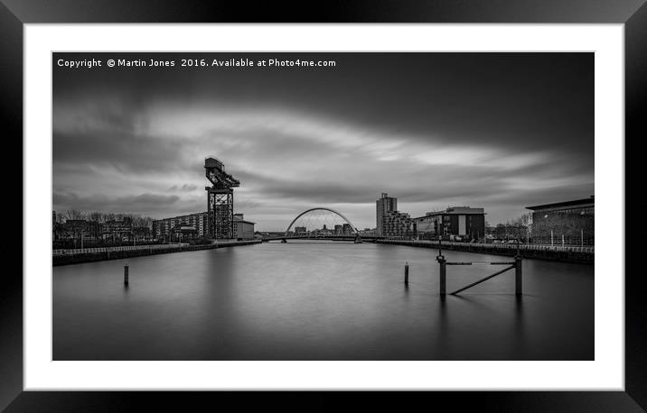 The Clyde Waterfront, Glasgow. Framed Mounted Print by K7 Photography