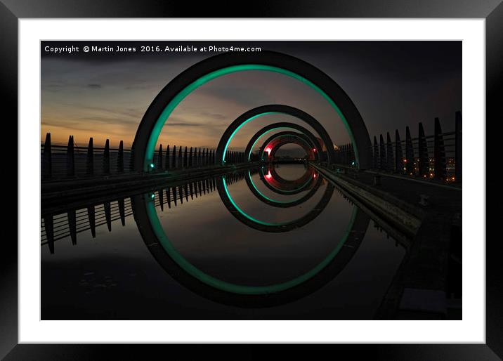 Turquoise at the Falkirk Wheel Framed Mounted Print by K7 Photography