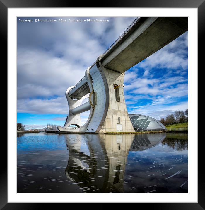 The Majestic Falkirk Wheel Framed Mounted Print by K7 Photography